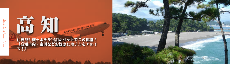 【東京発】高知へ飛行機(JAL)で行く格安ツアー