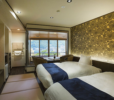 プレミアツイン展望風呂付客室