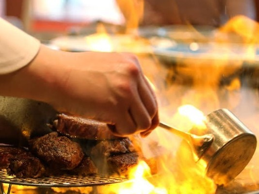 夕食バイキング