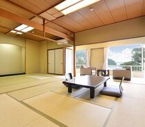 本館禁煙和室 12畳/シャワーブース/最上階 オーシャンビュー