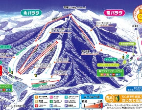 佐久スキーガーデンパラダのコースマップ